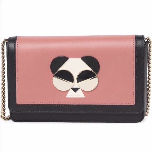 Kate spade gentle panda chain crossbody wallet - Picture 6 of 8